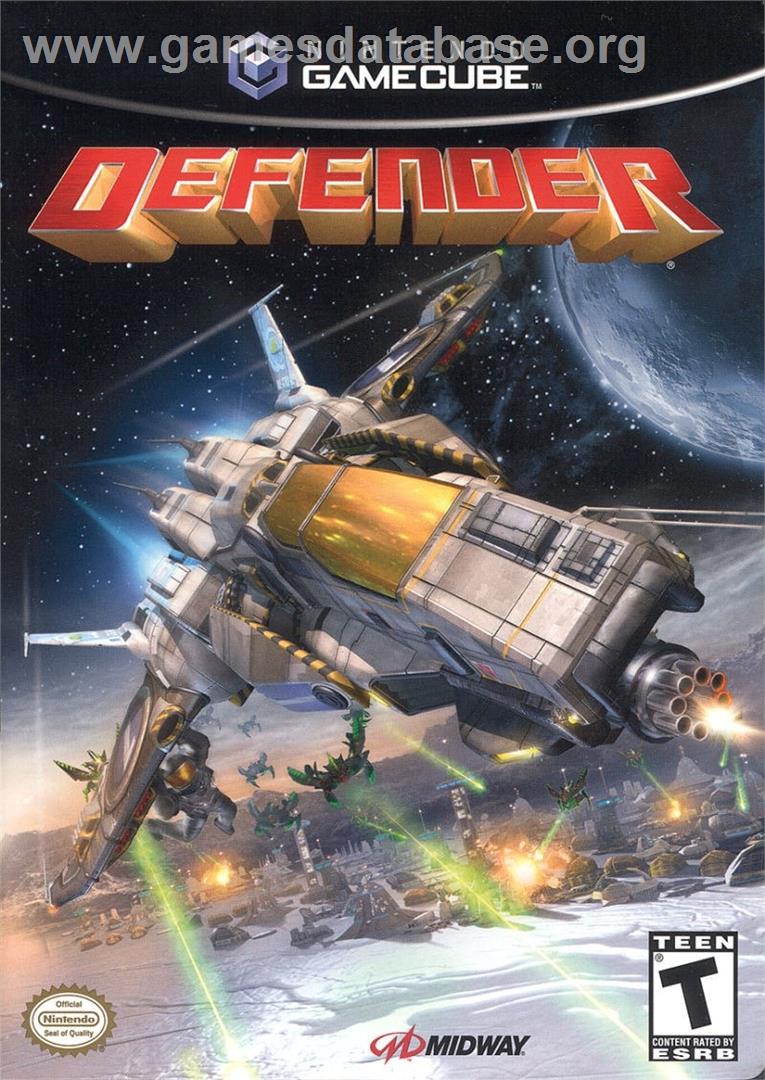 Defender - For All Mankind - Nintendo GameCube - Artwork - Box