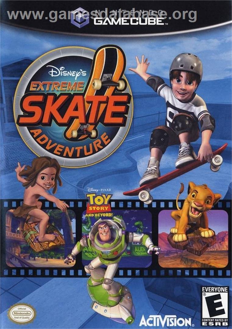 Disney's Extreme Skate Adventure - Nintendo GameCube - Artwork - Box