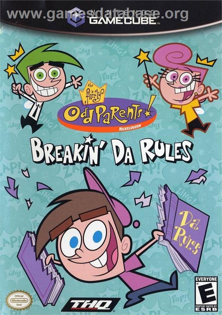 Fairly Odd Parents! - Breakin' Da Rules, The - Nintendo GameCube - Artwork - Box