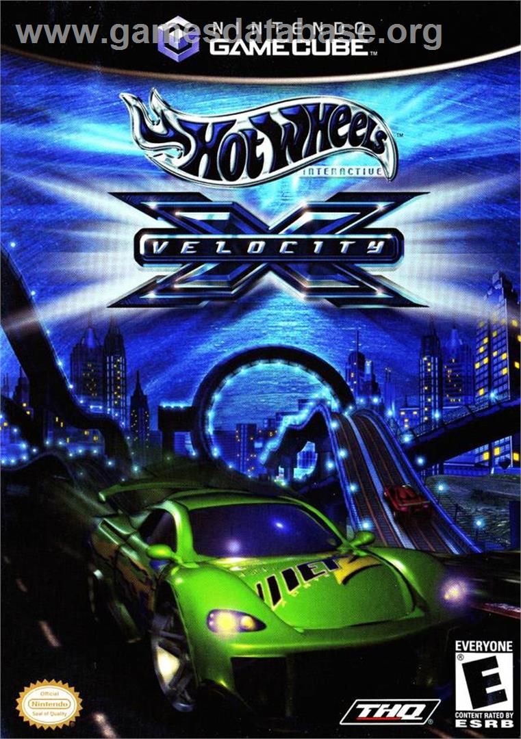 Hot Wheels - Velocity X - Nintendo GameCube - Artwork - Box