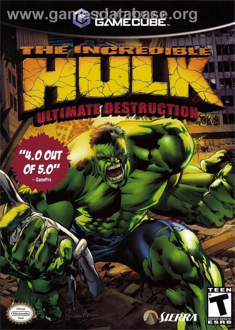 Incredible Hulk - Ultimate Destruction, The - Nintendo GameCube - Artwork - Box