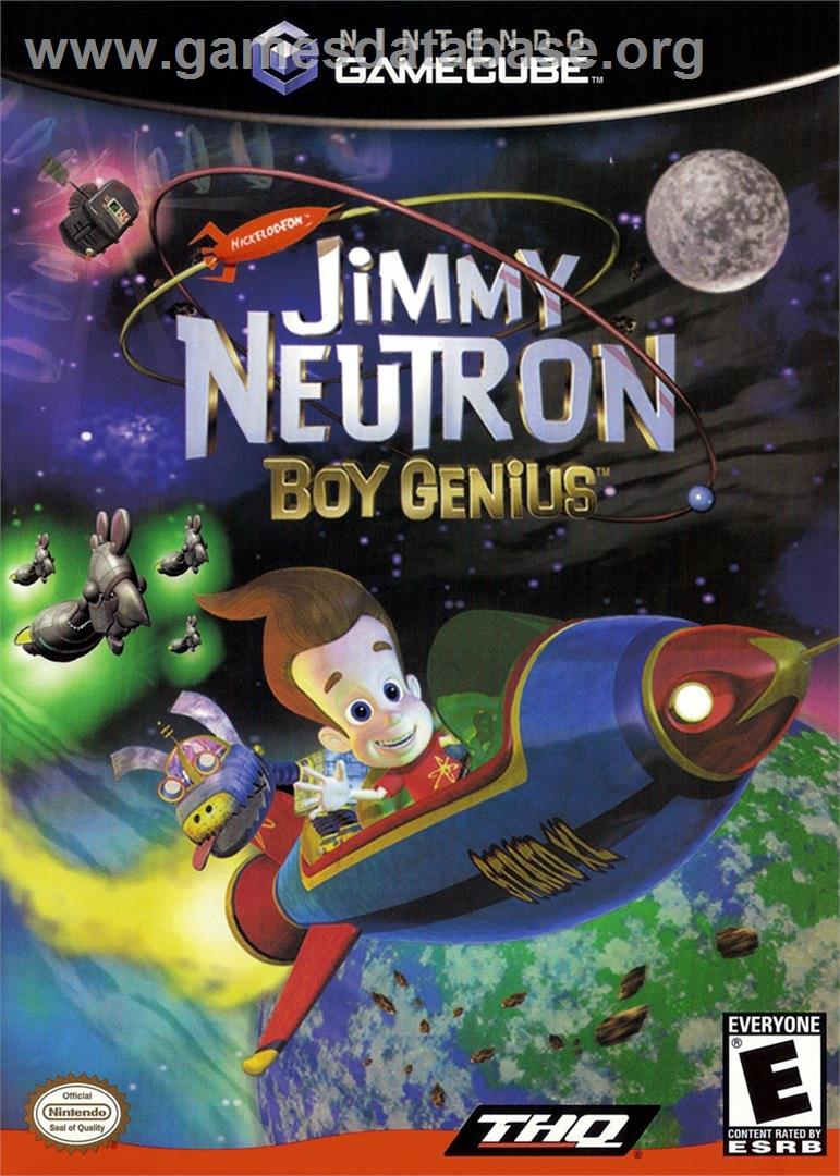 Jimmy Neutron - Boy Genius - Nintendo GameCube - Artwork - Box