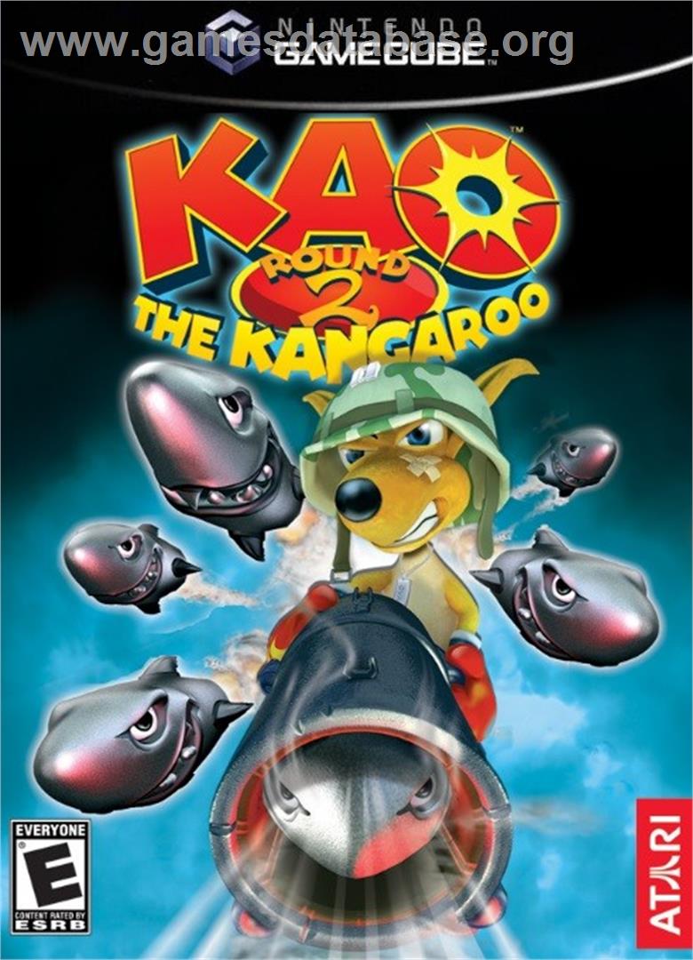 Kao The Kangaroo - Round 2 - Nintendo GameCube - Artwork - Box