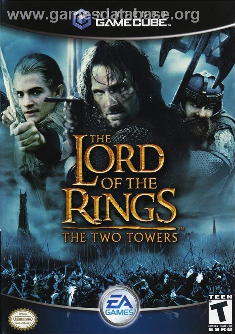 Lord Of The Rings The Two Towers - Nintendo GameCube - Artwork - Box