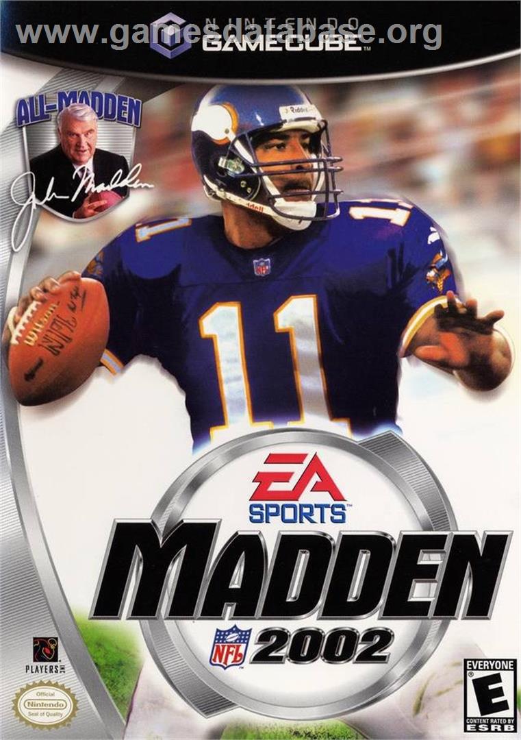 Madden Nfl 2002 - Nintendo GameCube - Artwork - Box
