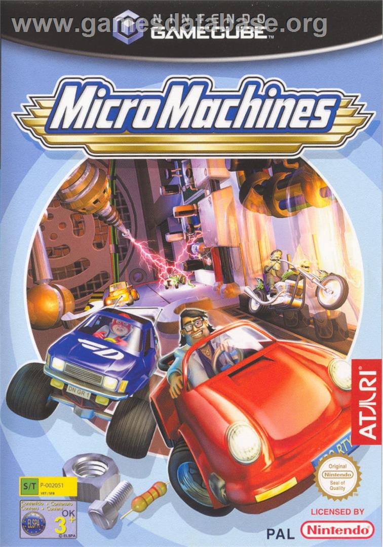 Micro Machines - Nintendo GameCube - Artwork - Box