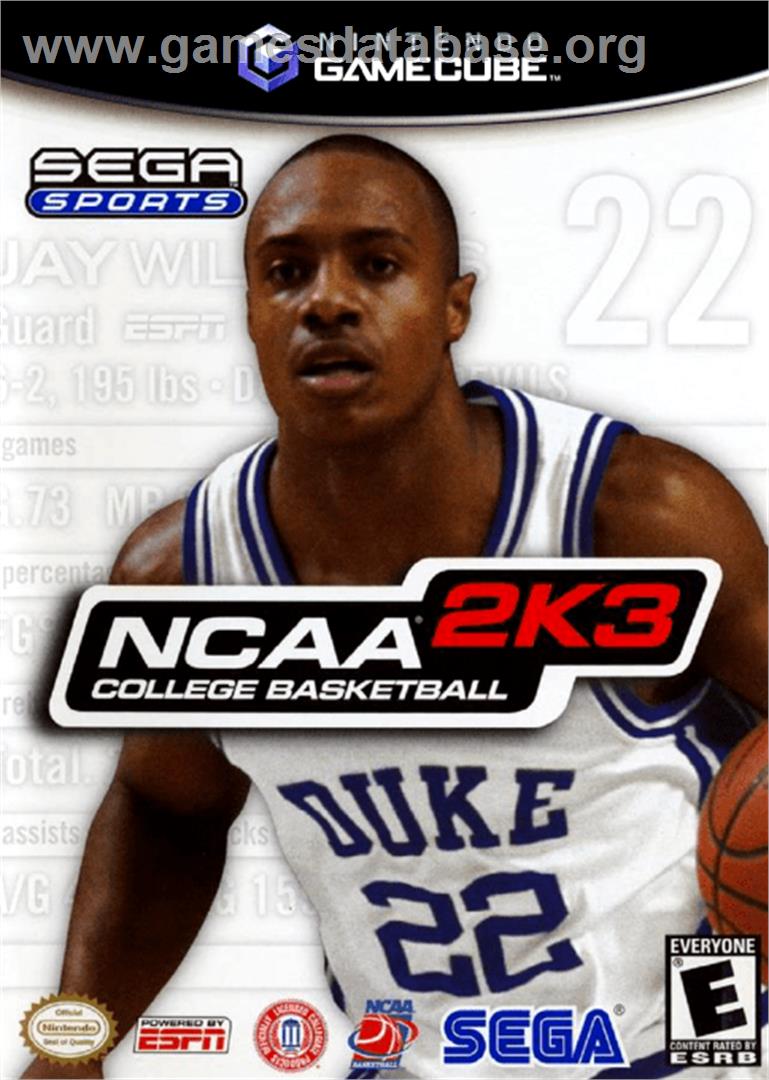 NCAA College Basketball 2K3 - Nintendo GameCube - Artwork - Box