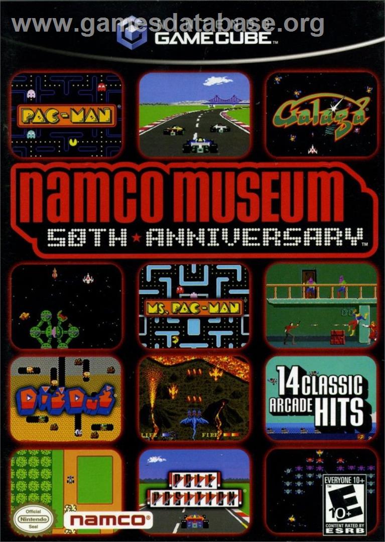 Namco Museum 50th Anniversary - Nintendo GameCube - Artwork - Box