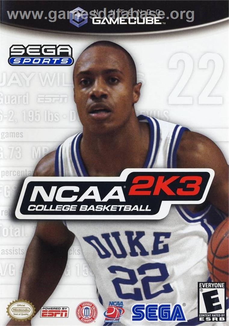 Ncaa College Basketball 2k3 - Nintendo GameCube - Artwork - Box