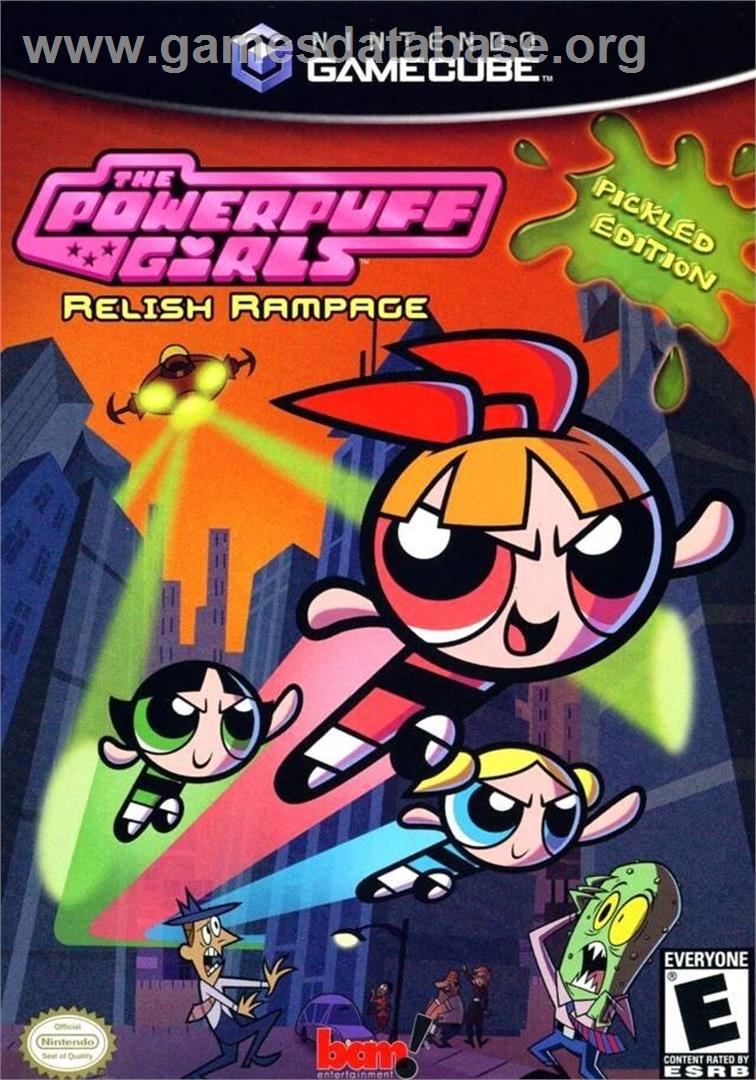 Powerpuff Girls - Relish Rampage, The - Nintendo GameCube - Artwork - Box