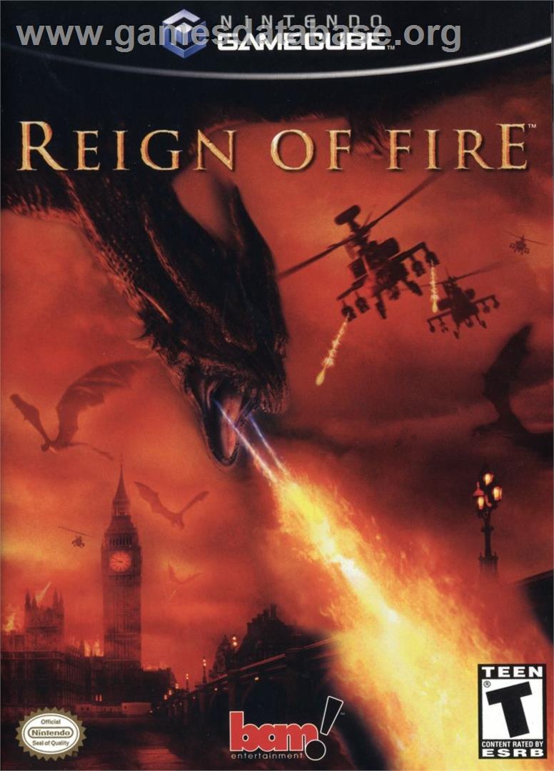 Reign Of Fire - Nintendo GameCube - Artwork - Box