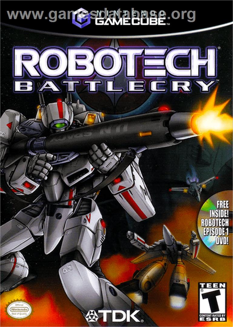 Robotech: Battlecry - Nintendo GameCube - Artwork - Box