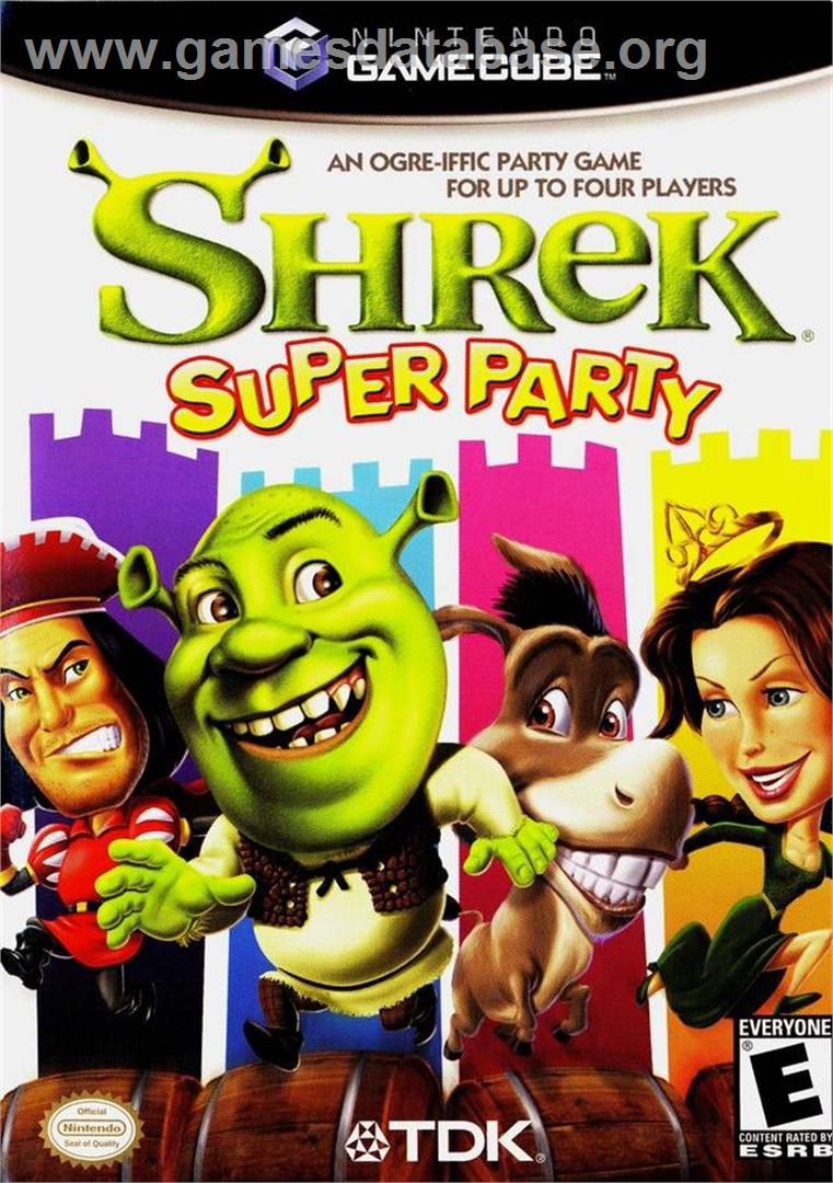 Shrek - Super Party - Nintendo GameCube - Artwork - Box