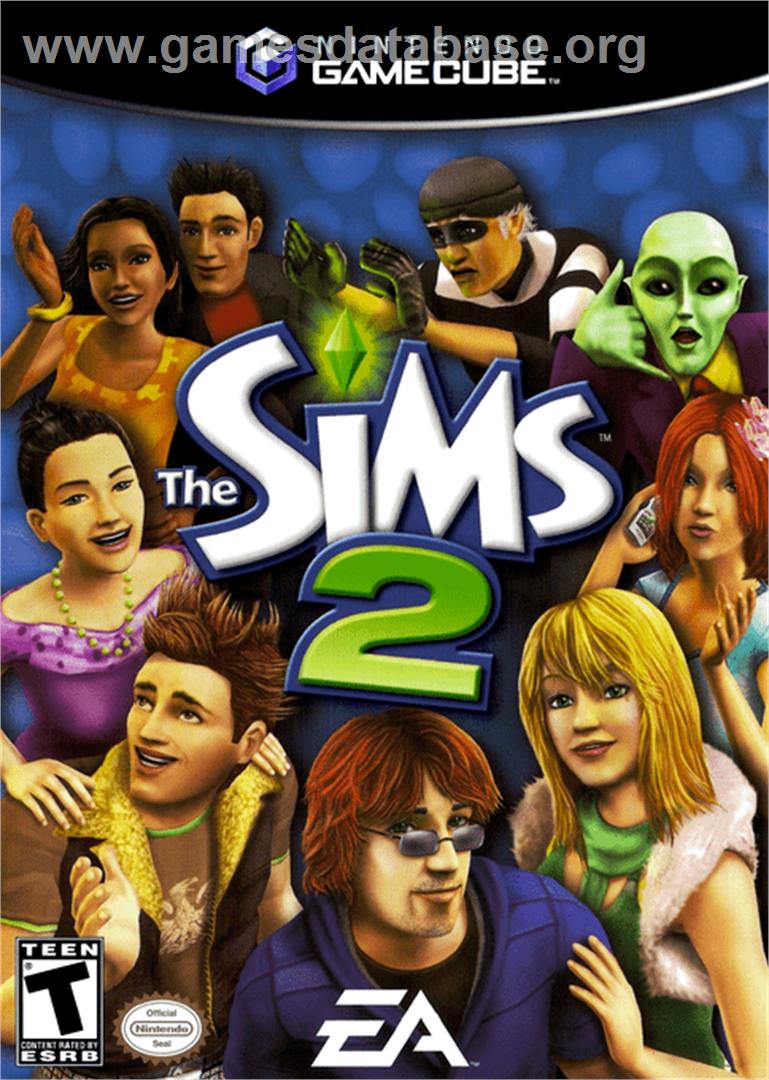 Sims 2 - Nintendo GameCube - Artwork - Box
