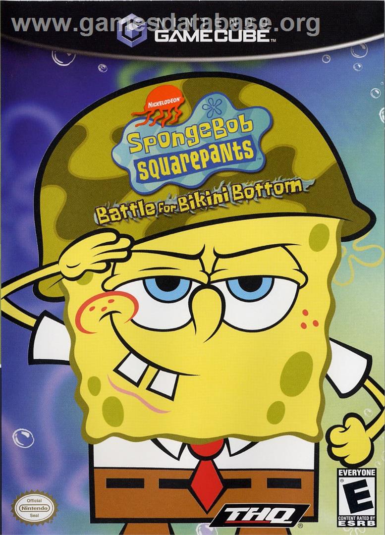 Spongebob Squarepants - Battle For Bikini Bottom - Nintendo GameCube - Artwork - Box