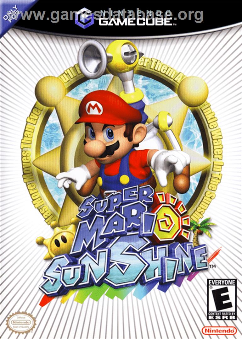 Super Mario Sunshine - Nintendo GameCube - Artwork - Box