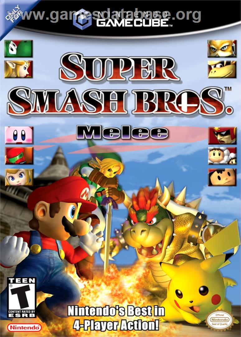 Super Smash Bros. Melee - Nintendo GameCube - Artwork - Box