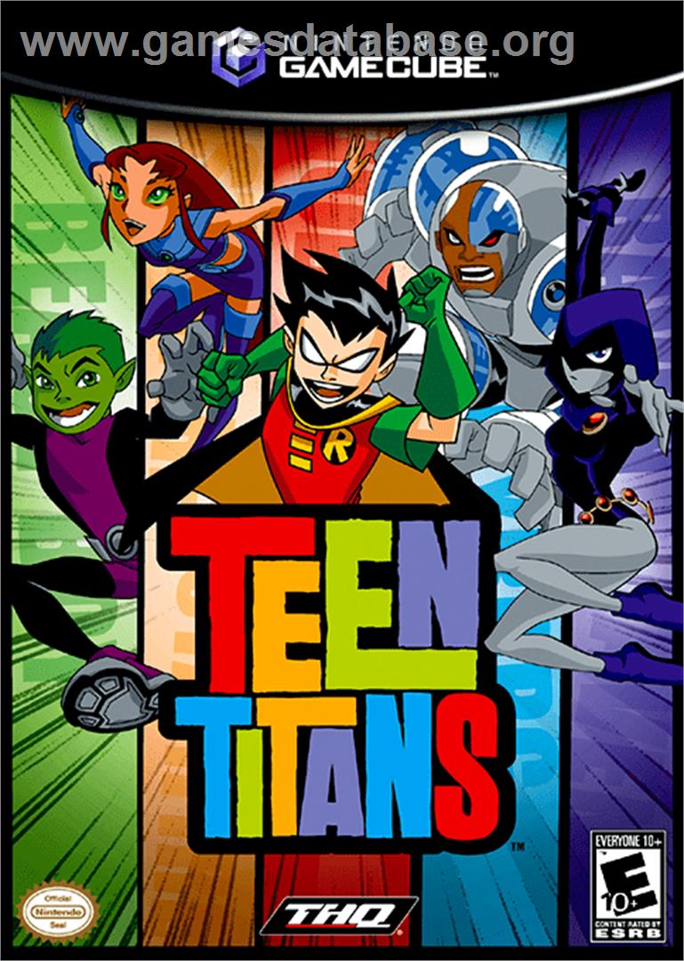 Teen Titans - Nintendo GameCube - Artwork - Box