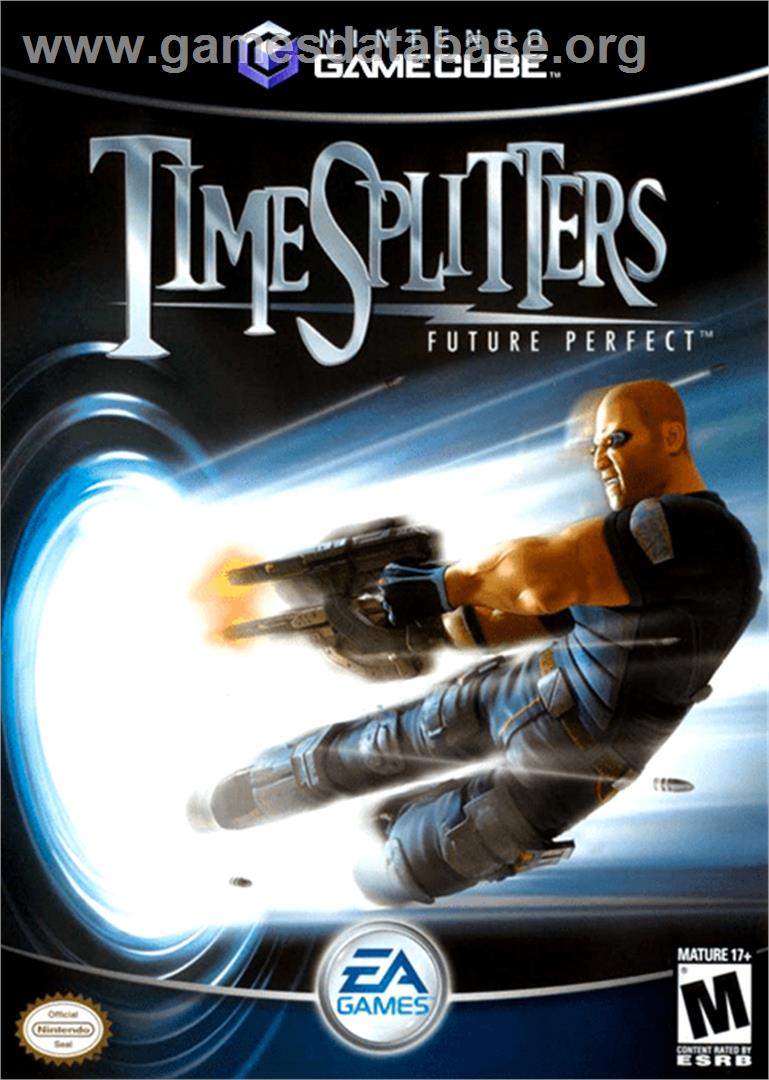 TimeSplitters: Future Perfect - Nintendo GameCube - Artwork - Box