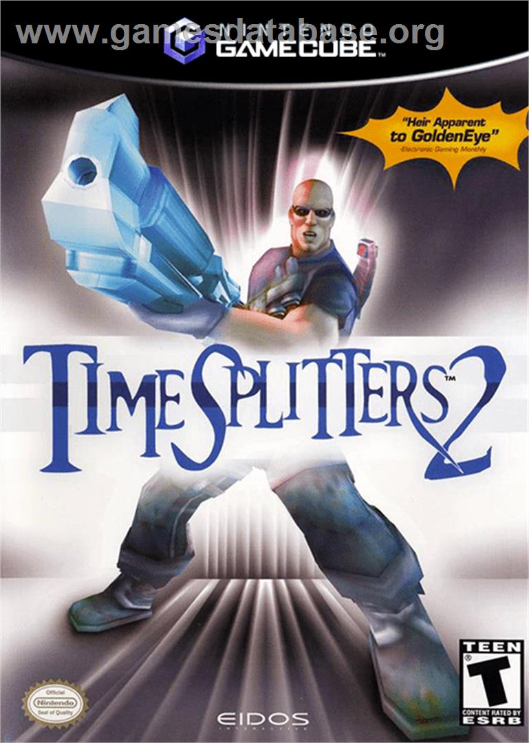 TimeSplitters 2 - Nintendo GameCube - Artwork - Box