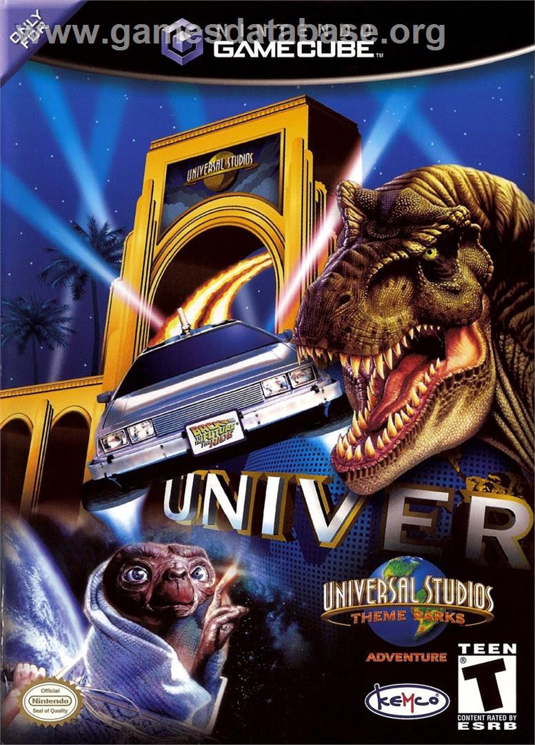 Universal Studios Theme Park Adventure - Nintendo GameCube - Artwork - Box
