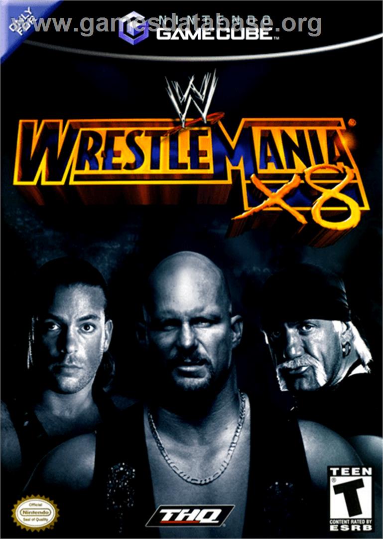 WWE WrestleMania X8 - Nintendo GameCube - Artwork - Box