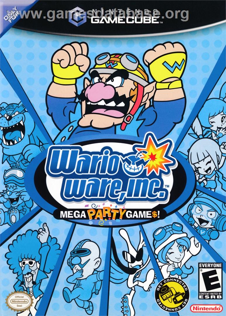 Wario Ware Inc. - Mega Party Game$! - Nintendo GameCube - Artwork - Box
