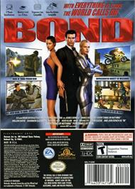 Box back cover for 007 - Everything or Nothing on the Nintendo GameCube.