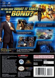 Box back cover for 007 - Nightfire on the Nintendo GameCube.