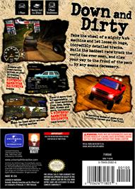 Box back cover for 4x4 Evo 2 on the Nintendo GameCube.