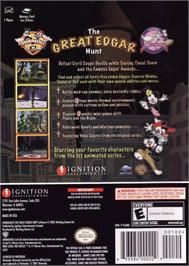 Box back cover for Animaniacs - The Great Edgar Hunt on the Nintendo GameCube.