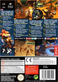 Box back cover for Astérix And Obélix XXL on the Nintendo GameCube.