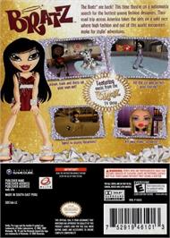 Box back cover for Bratz - Forever Diamondz on the Nintendo GameCube.