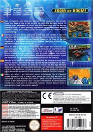 Box back cover for Butt-ugly Martians - Zoom Or Doom! on the Nintendo GameCube.