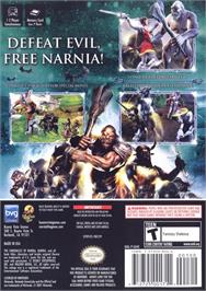 Box back cover for Chronicles Of Narnia, The - The Lion, The Witch And The Wardrobe on the Nintendo GameCube.