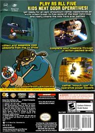 Box back cover for Codename: Kids Next Door - Operation: V.I.D.E.O.G.A.M.E. on the Nintendo GameCube.