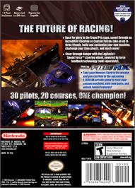 Box back cover for F-Zero GX on the Nintendo GameCube.