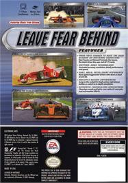 Box back cover for F1 2002 on the Nintendo GameCube.