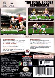 Box back cover for FIFA 06 on the Nintendo GameCube.