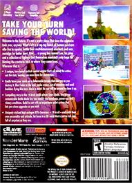 Box back cover for Future Tactics: The Uprising on the Nintendo GameCube.