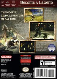 Box back cover for Legend Of Zelda - Twilight Princess, The on the Nintendo GameCube.