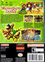 Box back cover for Mario Party 5 on the Nintendo GameCube.