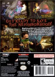Box back cover for Monster House on the Nintendo GameCube.