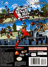 Box back cover for NBA Street Vol. 2 on the Nintendo GameCube.