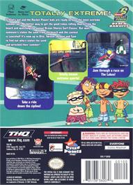 Box back cover for Nickelodeon: Rocket Power - Beach Bandits on the Nintendo GameCube.