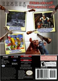 Box back cover for Ratatouille on the Nintendo GameCube.