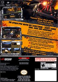 Box back cover for RoadKill on the Nintendo GameCube.