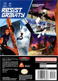 Box back cover for SSX Tricky on the Nintendo GameCube.