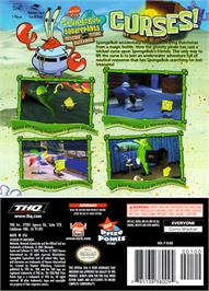 Box back cover for SpongeBob SquarePants: Revenge of the Flying Dutchman on the Nintendo GameCube.
