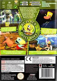 Box back cover for Spongebob Squarepants - Battle For Bikini Bottom on the Nintendo GameCube.